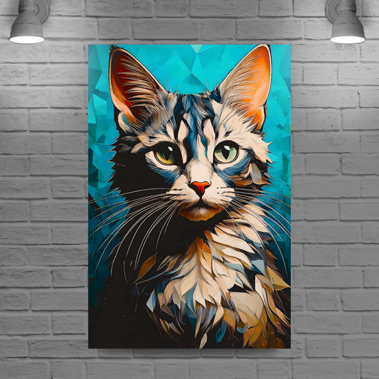 CAT 11, Printed On High Quality Canvas, Vivid Colours, Unique Images, A Gift To Last A Lifetime...