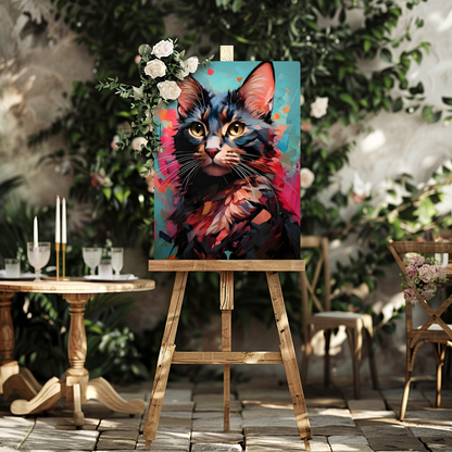 Cat A2, Printed On Gloss Aluminium To Enhance Colour And Detail, A Unique Gift That Will Lasts Forever...