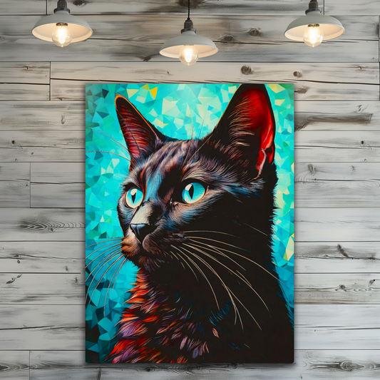 Cat A3, Printed On Gloss Aluminium To Enhance Colour And Detail, A Unique Gift That Will Lasts Forever...