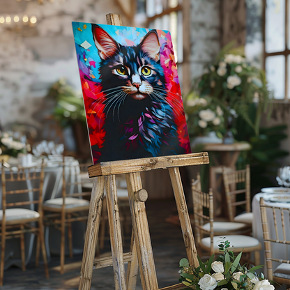 Cat A4, Printed On Gloss Aluminium To Enhance Colour And Detail, A Unique Gift That Will Lasts Forever...