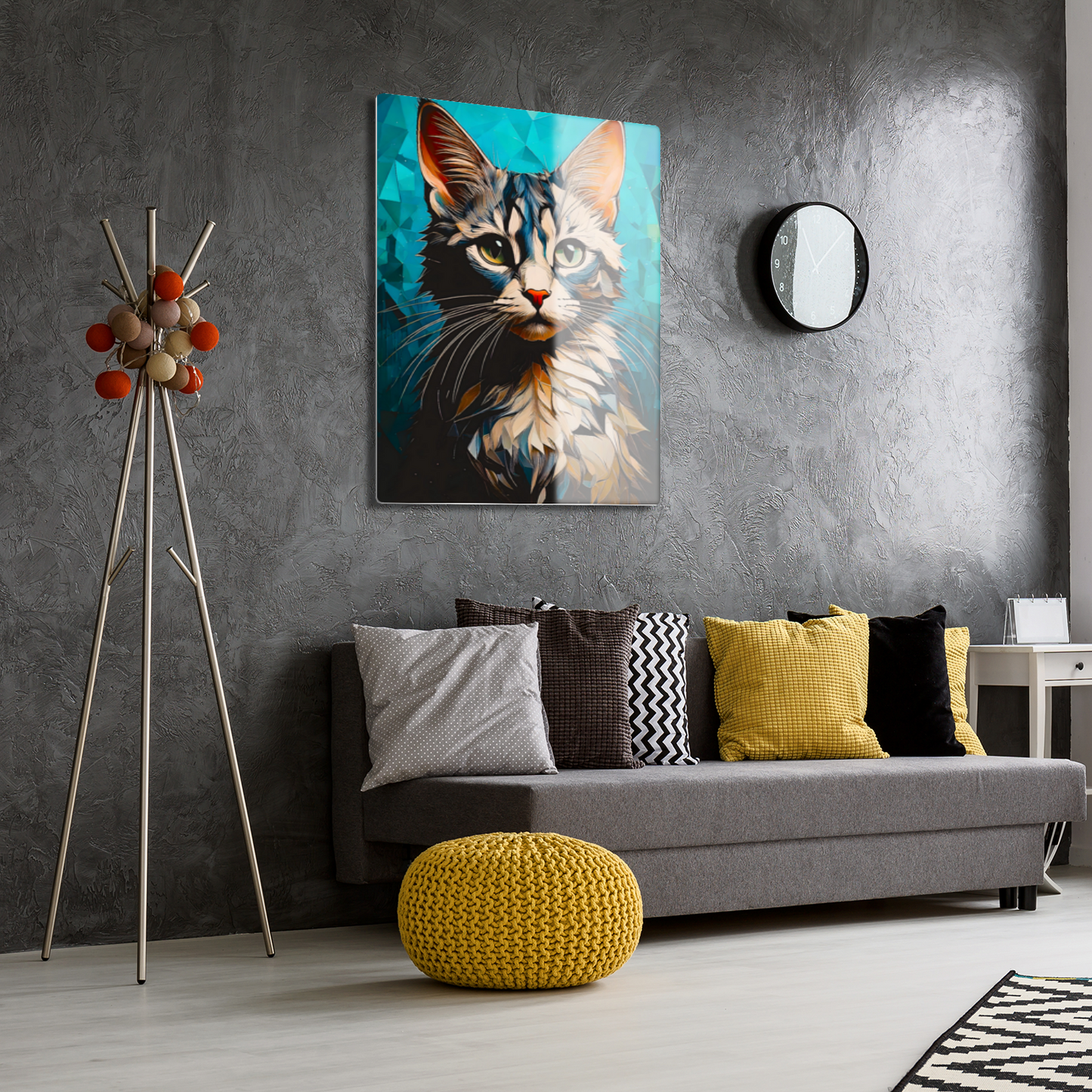 Cat A11, Printed On Gloss Aluminium To Enhance Colour And Detail, A Unique Gift That Will Lasts Forever...
