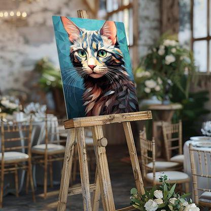 Cat A12, Printed On Gloss Aluminium To Enhance Colour And Detail, Vivid Colours, A Unique Gift...