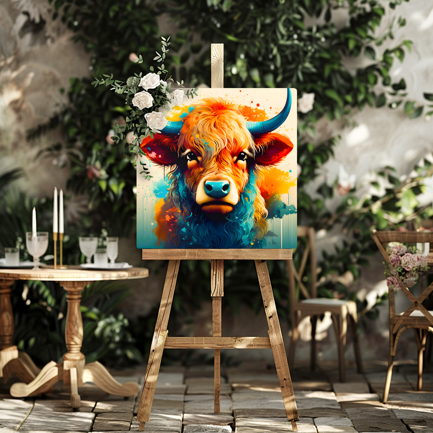 Highland Cows HC5, Printed On Gloss Aluminium To Enhance Colour And Detail, A Unique Gift That Will Lasts Forever...
