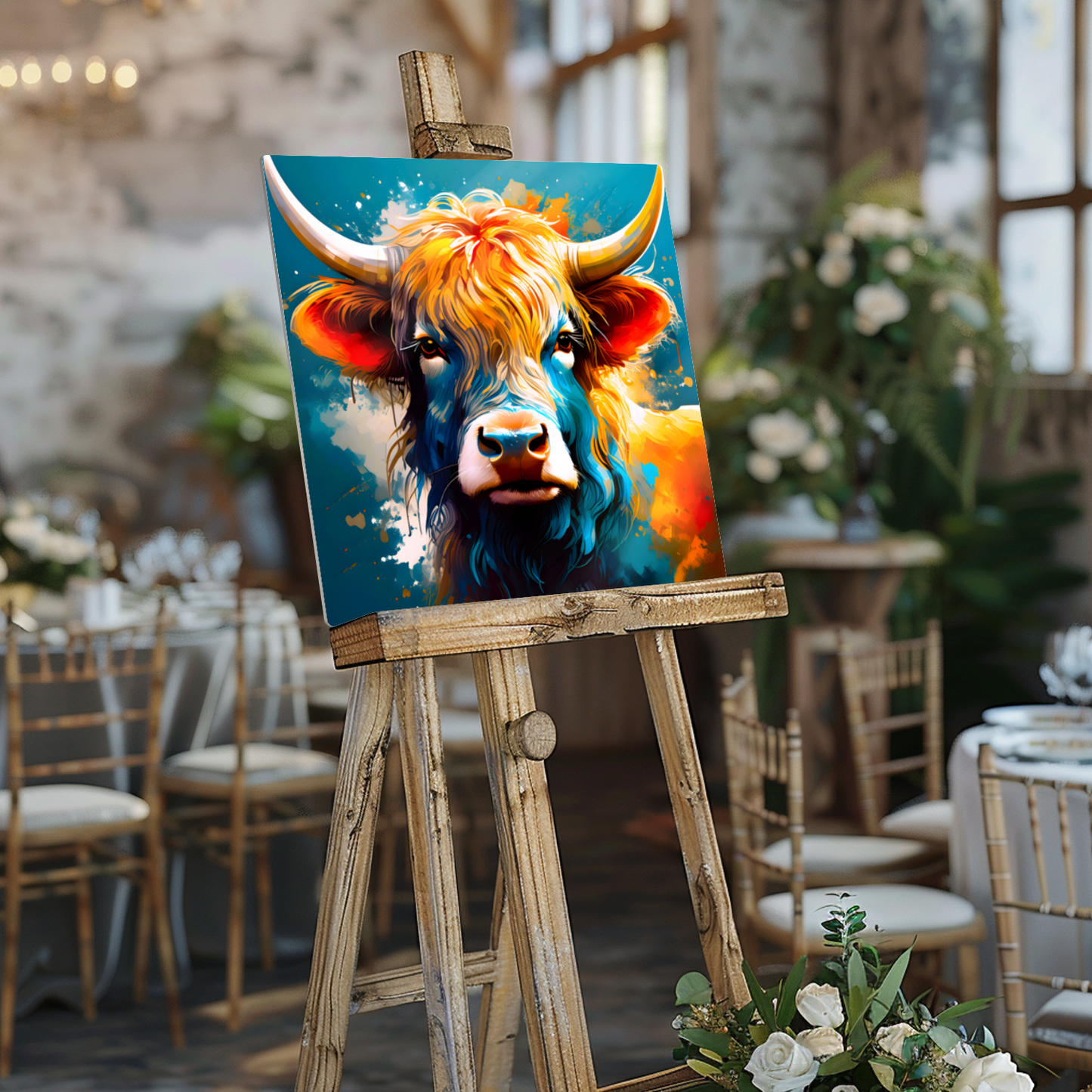 Highland Cows HC6, Printed On Gloss Aluminium To Enhance Colour And Detail, A Unique Gift That Will Lasts Forever...
