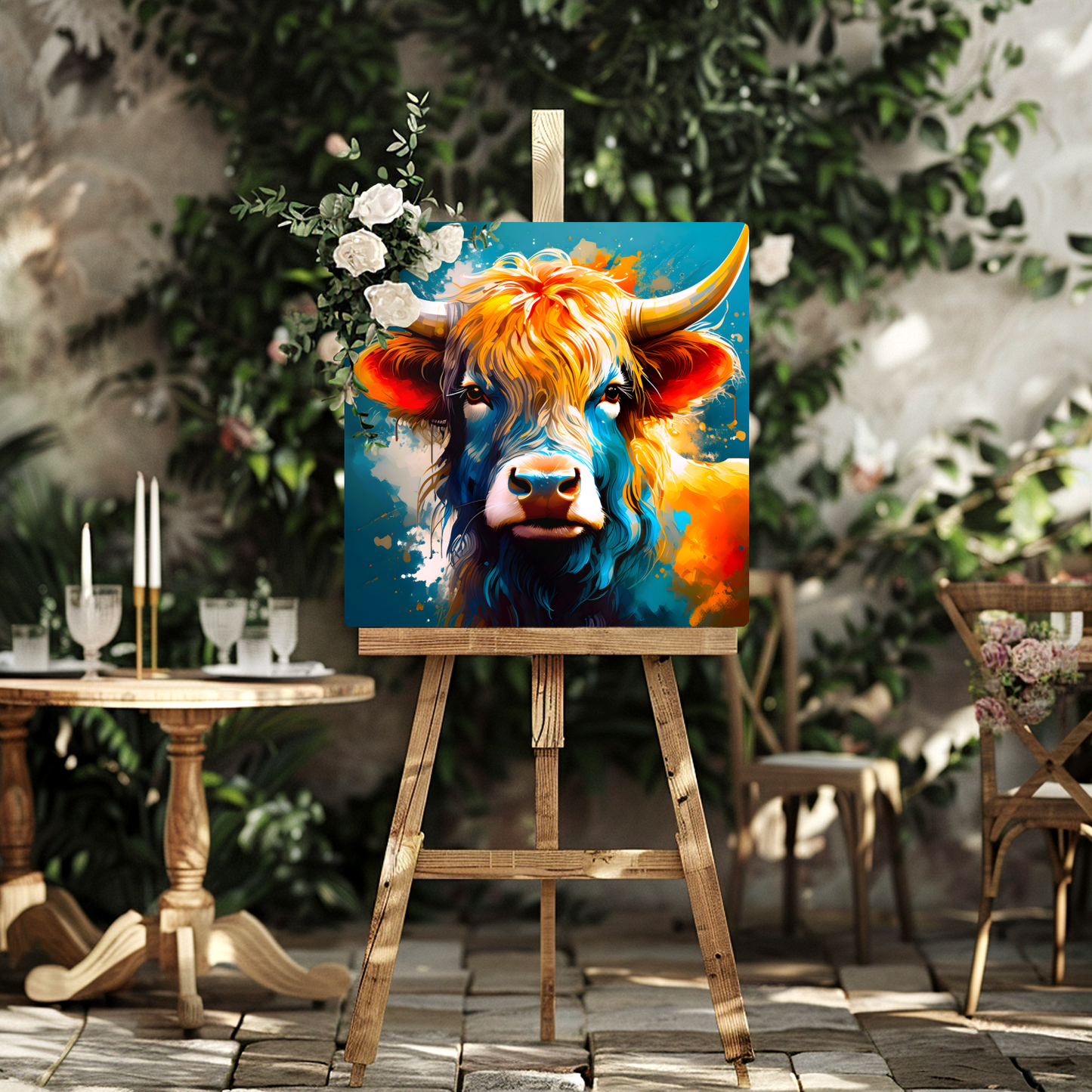 Highland Cows HC6, Printed On Gloss Aluminium To Enhance Colour And Detail, A Unique Gift That Will Lasts Forever...
