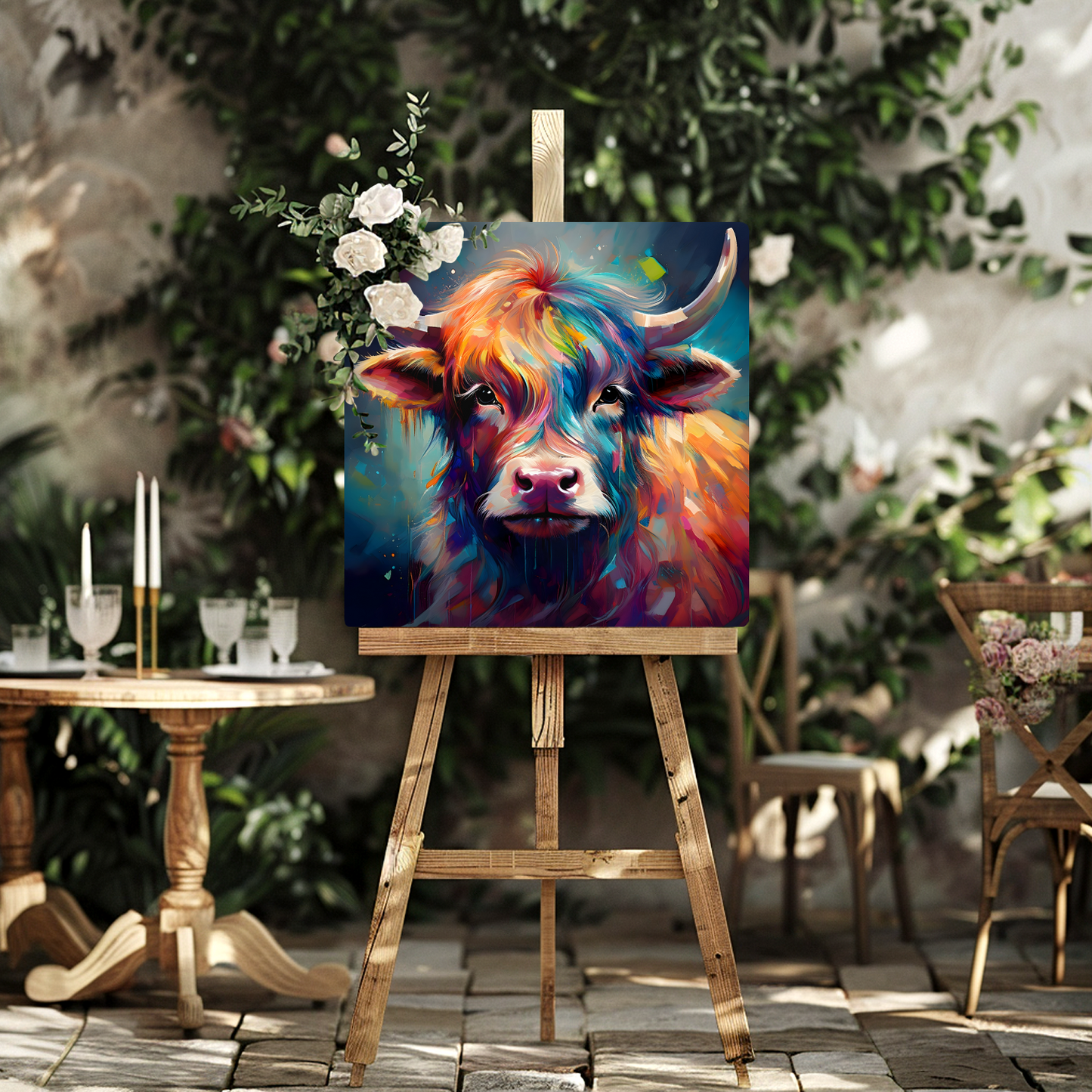 Highland Cows HC7, Printed On Gloss Aluminium To Enhance Colour And Detail, A Unique Gift That Will Lasts Forever...