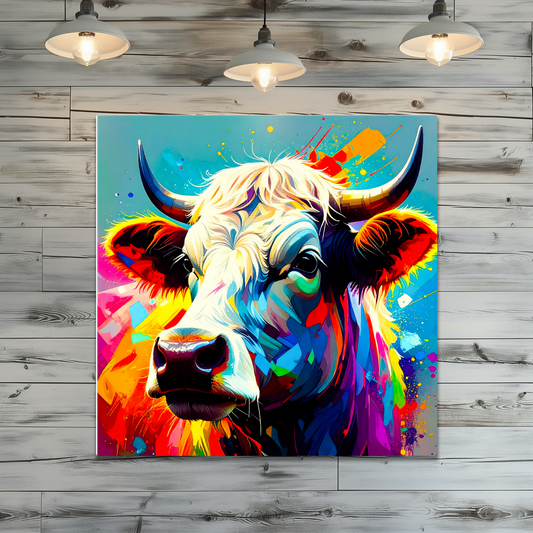 Highland Cows HC8, Printed On Gloss Aluminium To Enhance Colour And Detail, A Unique Gift That Will Lasts Forever...