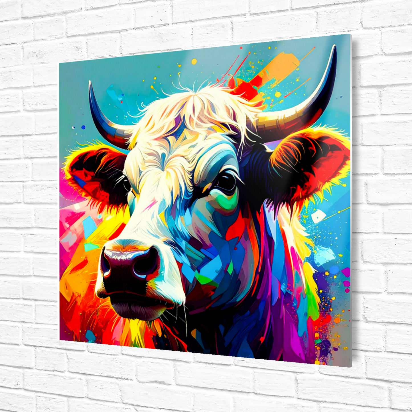 Highland Cows HC8, Printed On Gloss Aluminium To Enhance Colour And Detail, A Unique Gift That Will Lasts Forever...