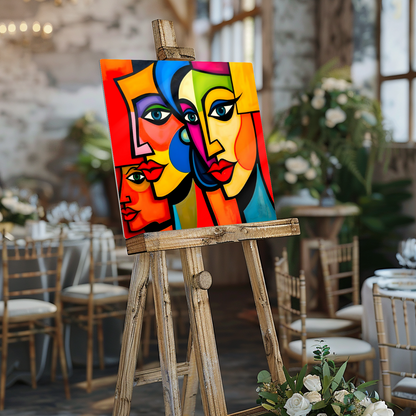 Cubism Style 1, Printed on aluminium to enhance colour and detail. A great gift idea that will endure for a lifetime...