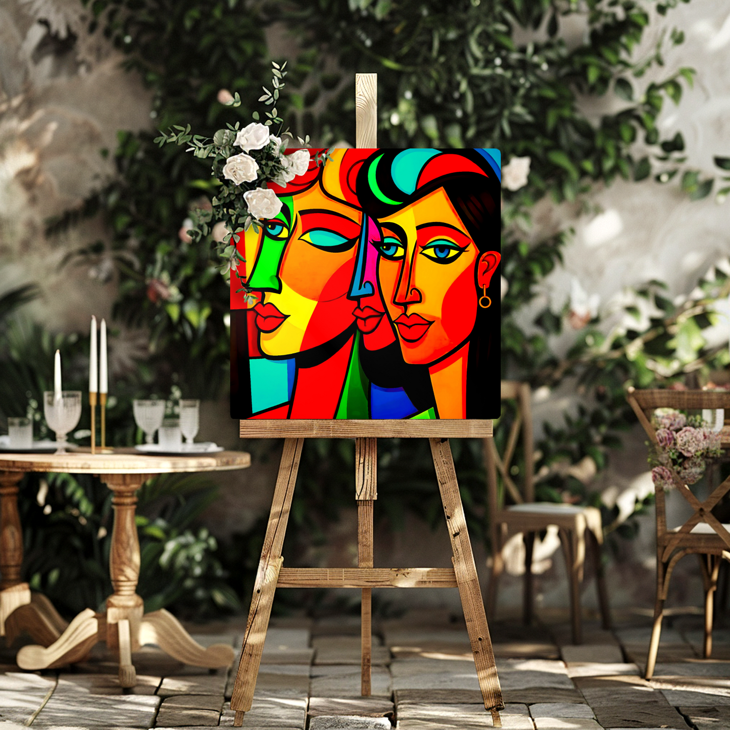 Picasso Style 2, Printed On Gloss Aluminium To Enhance Colour And Detail, A Unique Gift That Will Lasts Forever...