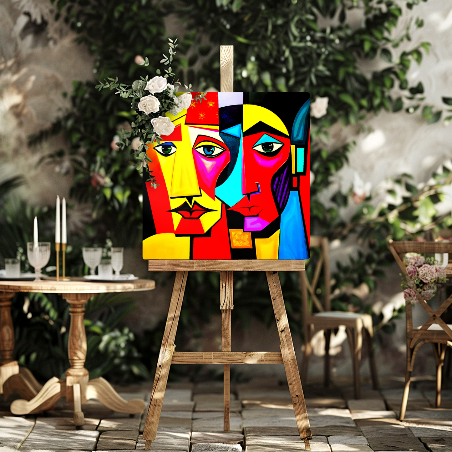 Picasso Style 3, Printed On Gloss Aluminium To Enhance Colour And Detail, A Unique Gift That Will Lasts Forever...