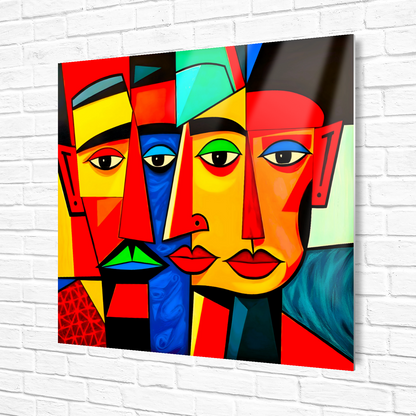 Cubism Style 6, Printed on aluminium to enhance colour and detail. A great gift idea that will endure for a lifetime..