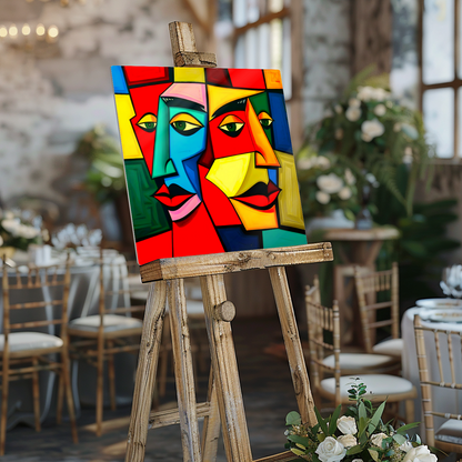 Cubism Style 7, Printed on aluminium to enhance colour and detail. A great gift idea that will endure for a lifetime...