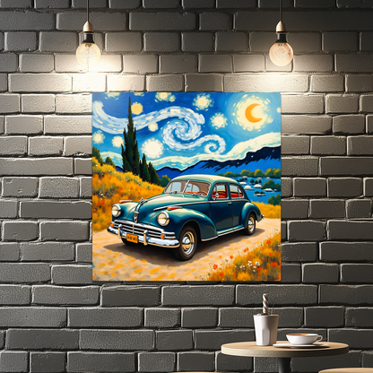 Motor Car 9, Printed on aluminium to enhance colour and detail, unique prints, an enduring gift...