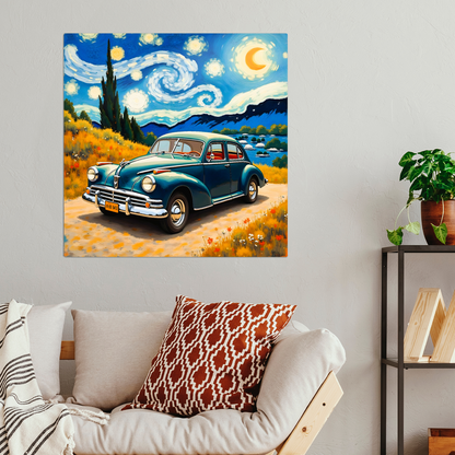 Motor Car 9, Printed on aluminium to enhance colour and detail, unique prints, an enduring gift...