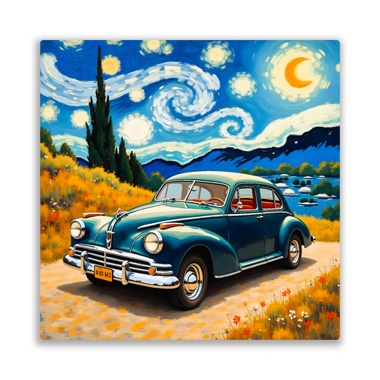 Motor Car 9, Printed on aluminium to enhance colour and detail, unique prints, an enduring gift...