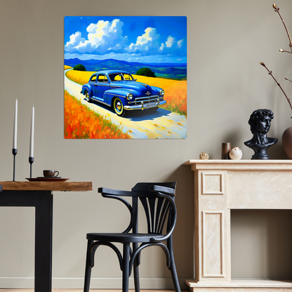 Motor Car 12, Printed on aluminium to enhance colour and detail, unique prints, an enduring gift...
