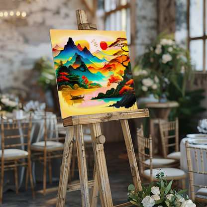 Japanese Art 2, Printed on gloss aluminium to enhance colour and detail, unique print, an enduring gift...