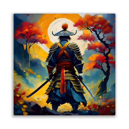 Samurai Warrior 3, Printed on gloss aluminium to enhance colour and detail, unique print, an enduring gift...
