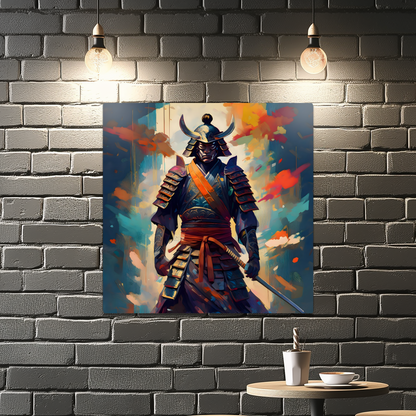 Samuri Warrior 7, Printed on gloss aluminium to enhance colour and detail, unique print, an enduring gift...