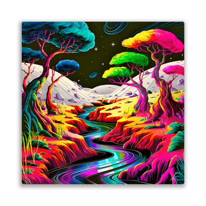 Fantasy World 1, Printed on aluminium to enhance colour and detail. A great gift idea that will endure a lifetime...