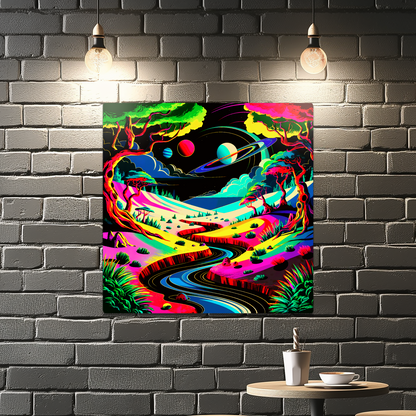 Fantasy World 2, Printed on aluminium to enhance colour and details. A great gift idea that will endure a lifetime...