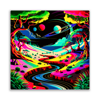 Fantasy World 2, Printed on aluminium to enhance colour and details. A great gift idea that will endure a lifetime...