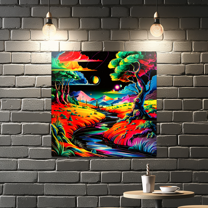Fantasy World 4, Printed on aluminium to enhance colour and detail. A great gift idea that will endure a lifetime...