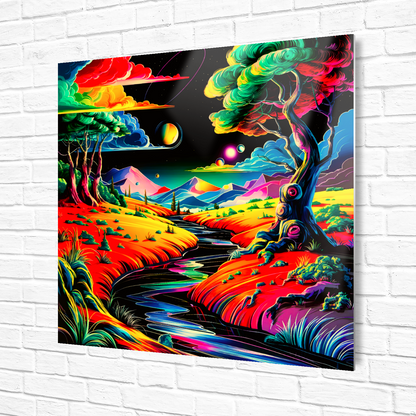 Fantasy World 4, Printed on aluminium to enhance colour and detail. A great gift idea that will endure a lifetime...