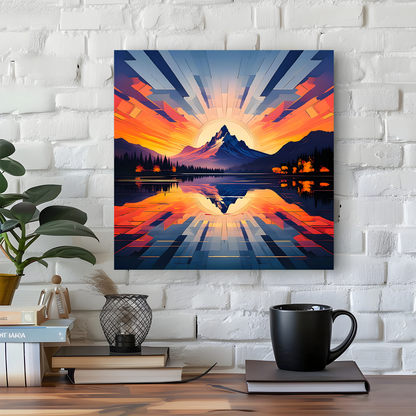 Mountain Print MP1, Printed On High Quality Canvas, Vibrant Colours, Highly Detailed, Unique Print, An Enduring Gift...