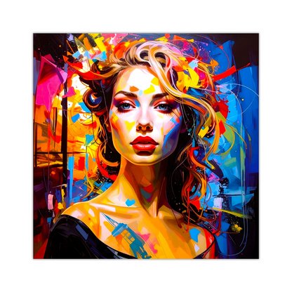 Portrait WP1, Printed On High Quality Canvas, Vibrant Colours, Unique Print, An Enduring Gift...