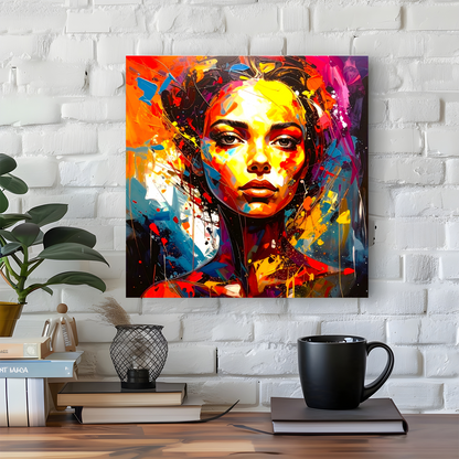 Portrait WP4, Printed On High Quality Canvas, Vibrant Colours, Unique Print, An Enduring Gift...