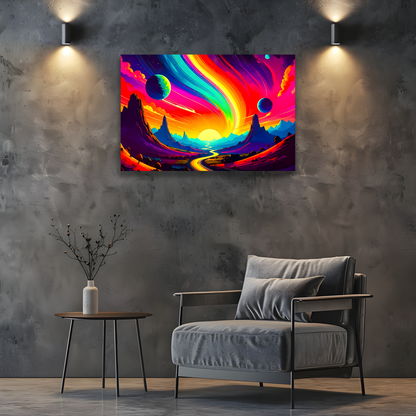 LunaScape LS1, Printed On High Quality Canvas, Vibrant Colours, Unique Print, An Enduring Gift...