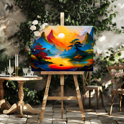 Fantasy Landscape FLM8, Printed on aluminium to enhance colour and detail. A gift that will endure a lifetime...
