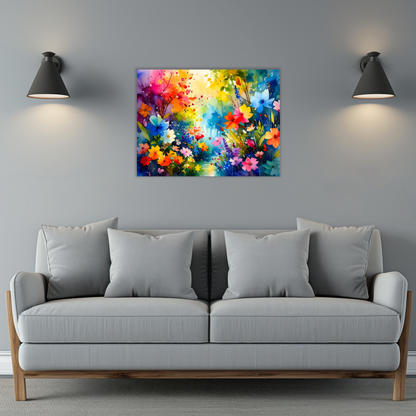 Wildflowers WA4, Printed On Gloss Aluminium To Enhance Colours And Details, Gift For You Or Family & Friends...