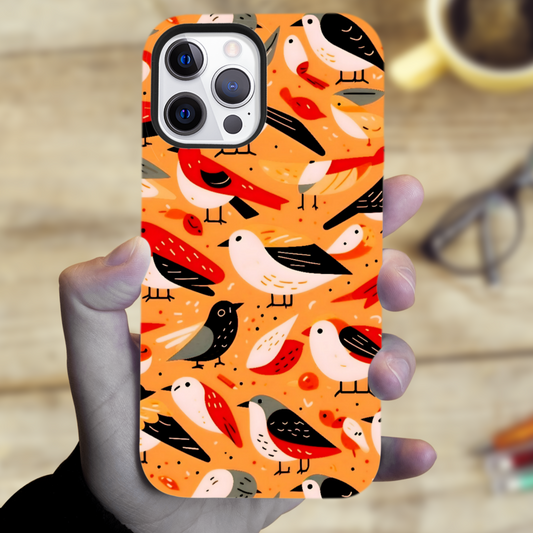 A Bird In The Hand 2, MagSafe Tough iPhone Case, Full Wrap Technology, Crafted From Premium Polycarbonate, Unique Image...