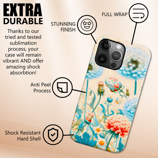 Dandelion DL2, MagSafe Tough Phone Case, Full Wrap Technology, Crafted From Premium Polycarbonate, Unique Image...