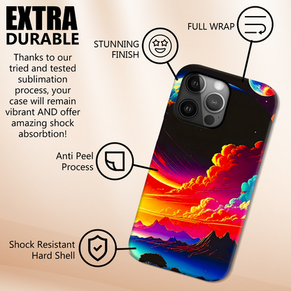 LunaScape LS3, MagSafe Tough iPhone Case, Full Wrap Technology, Crafted From Premium Polycarbonate, Unique Image...