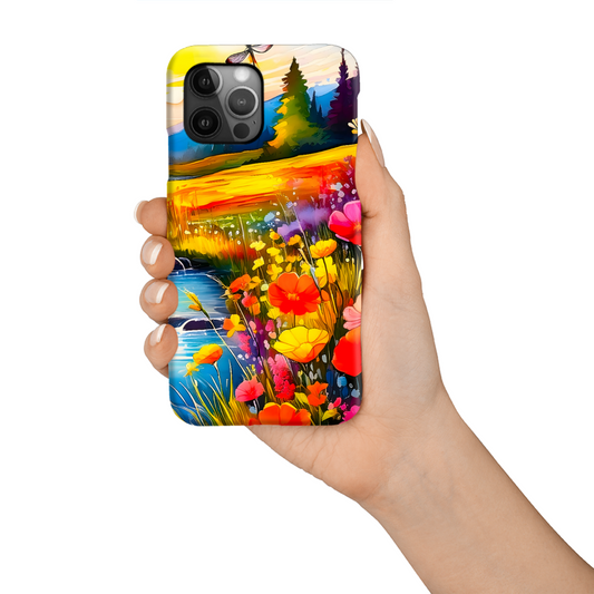 Wildflowers WF2, MagSafe Tough iPhone Case, Full Wrap Technology, Crafted From Premium Polycarbonate, Unique Image...
