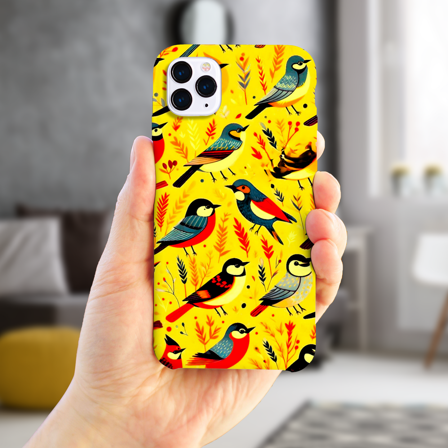 A Bird In The Hand 1, Slim Phone Case, Full Wrap Technology, Crafted From Premium Polycarbonate, Unique Image...
