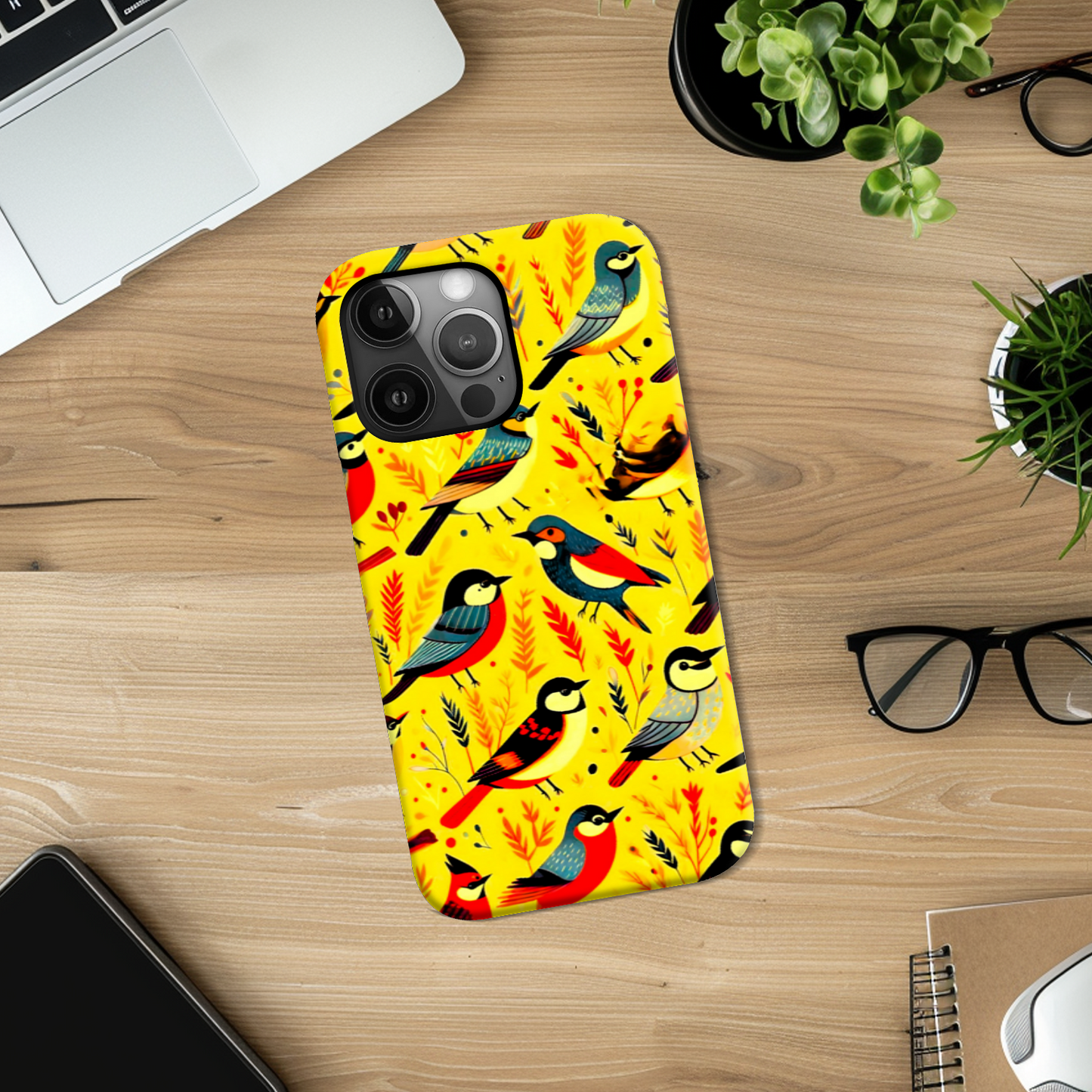 A Bird In The Hand 1, Slim Phone Case, Full Wrap Technology, Crafted From Premium Polycarbonate, Unique Image...