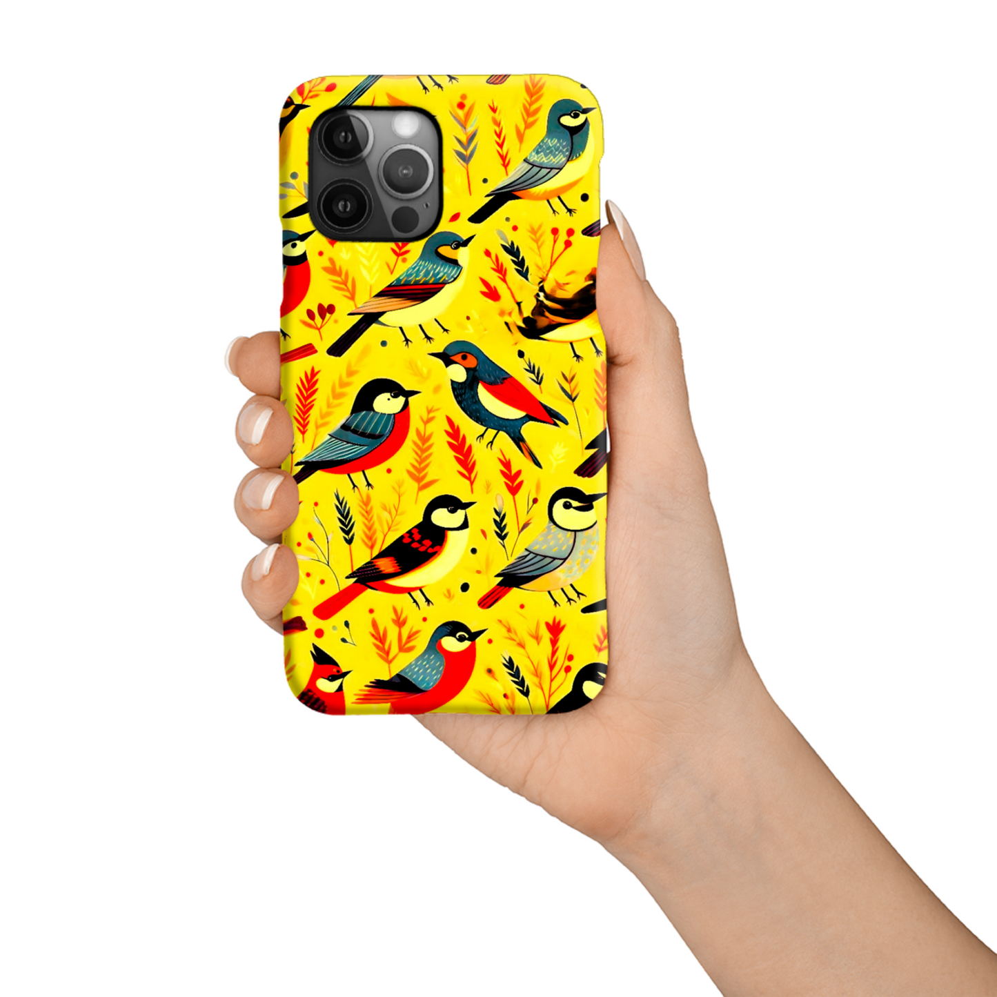 A Bird In The Hand 1, Slim Phone Case, Full Wrap Technology, Crafted From Premium Polycarbonate, Unique Image...