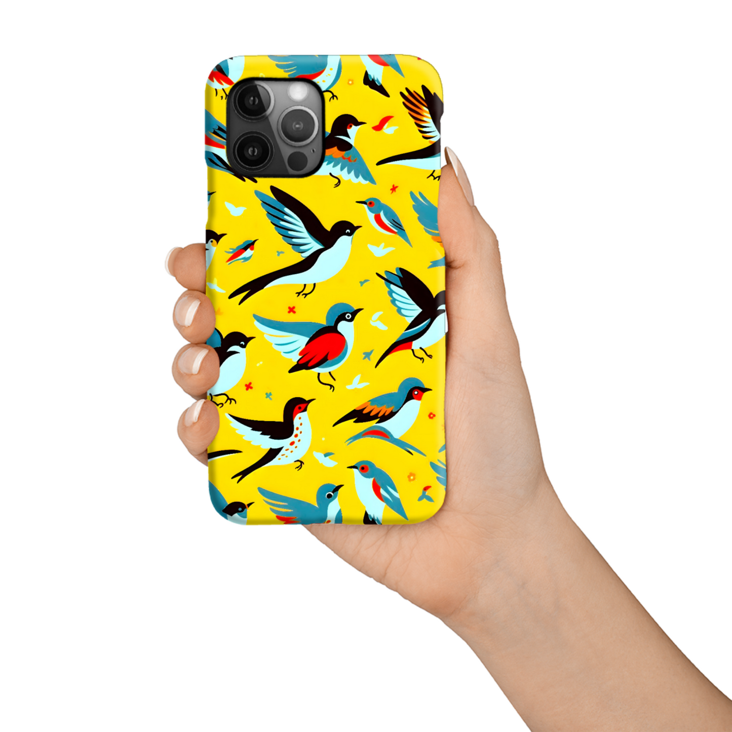 A Bird In The Hand 3, Slim Phone Case, Full Wrap Technology, Crafted From Premium Polycarbonate, Unique Image...