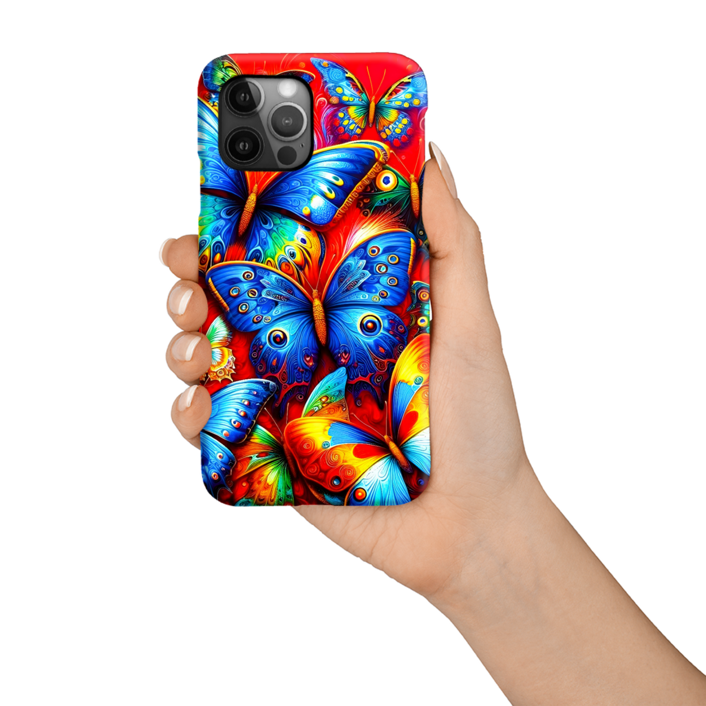 Butterfly 2, Slim Phone Case, Full Wrap Technology, Crafted From Premium Polycarbonate, Unique Image...