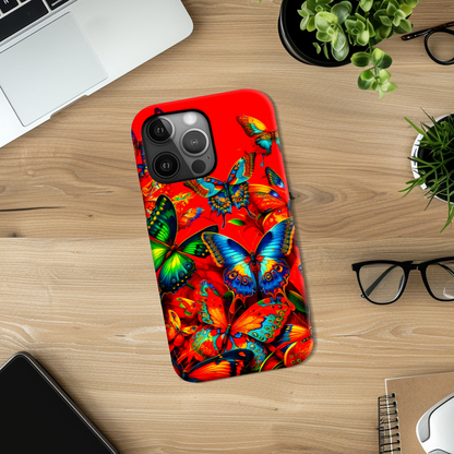 Butterfly 4, Slim Phone Case, Full Wrap Technology, Crafted From Premium Polycarbonate, Unique Image...