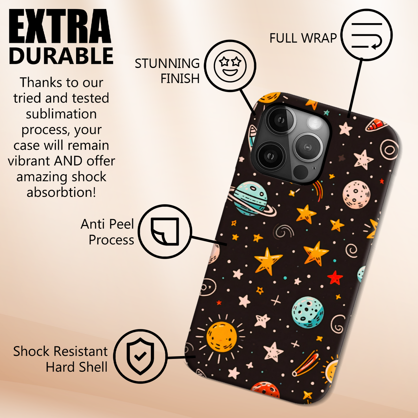 Final Frontier FFS2, Slim Phone Case, Full Wrap Technology, Crafted From Premium Polycarbonate, Unique Image...