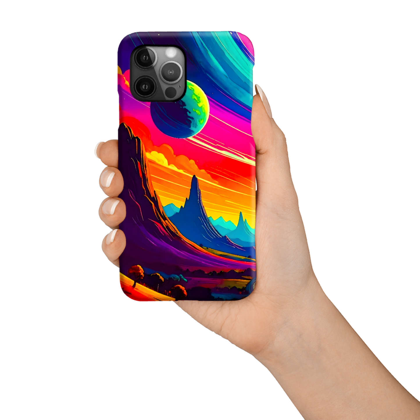 LunaScape LS1, Slim Phone Case, Full Wrap Technology, Crafted From Premium Polycarbonate, Unique Image...