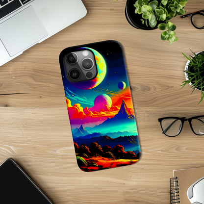 LunaScape LS2, Slim Phone Case, Full Wrap Technology, Crafted From Premium Polycarbonate, Unique Image...
