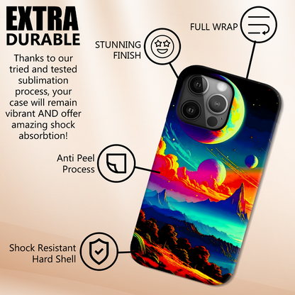 LunaScape LS2, Slim Phone Case, Full Wrap Technology, Crafted From Premium Polycarbonate, Unique Image...