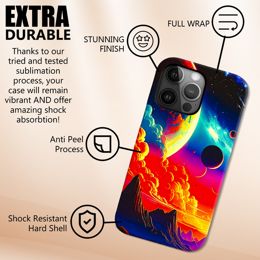 LunaScape LS3, Slim Phone Case, Full Wrap Technology, Crafted From Premium Polycarbonate, Unique Image...